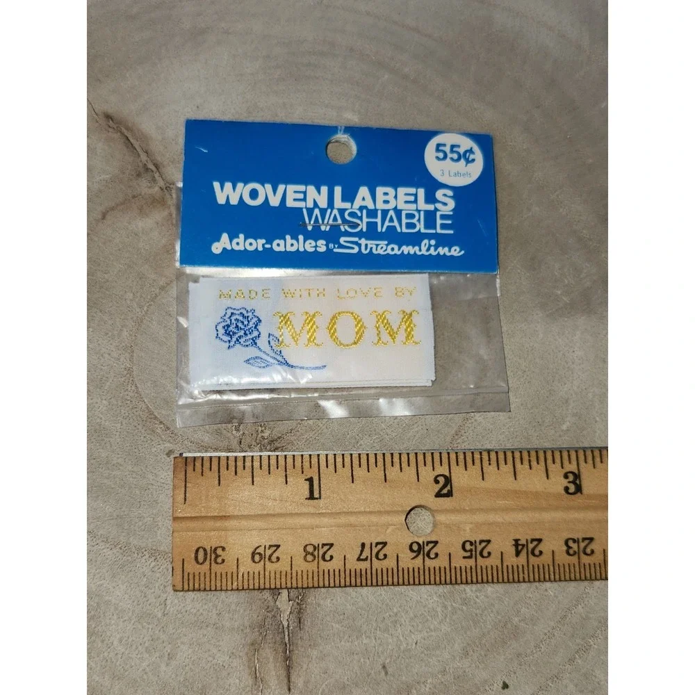 Vintage Garment Label~Ador-ables By Streamline (Qty-1) Pack Of 3~Made With Love